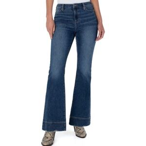NWT Liverpool Hannah High Rise Flare Jeans Chatfield Size 6